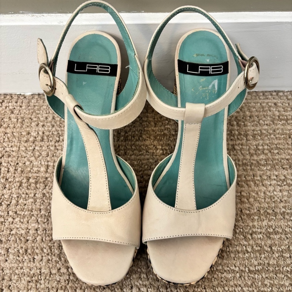 Camper lab Women's Beige Platform Sandals - size 39​​​